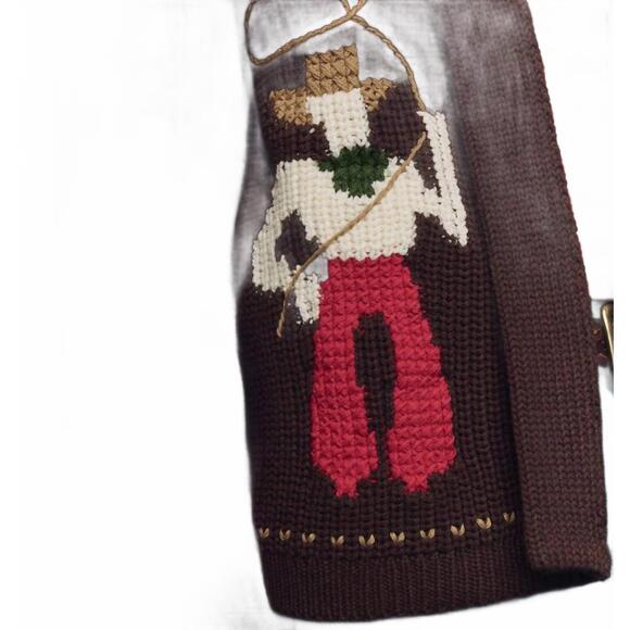 NEW THE GREAT. lasso lodge cardigan in brown - Picture 5 of 6